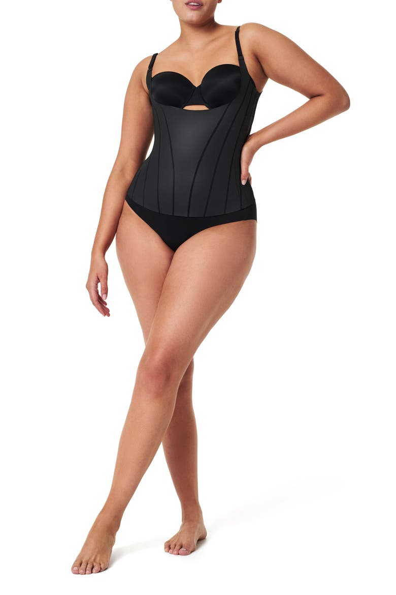 SPANXsculpt™ TotalContour Open Bust Camisole, Alternate, color, VERY BLACK