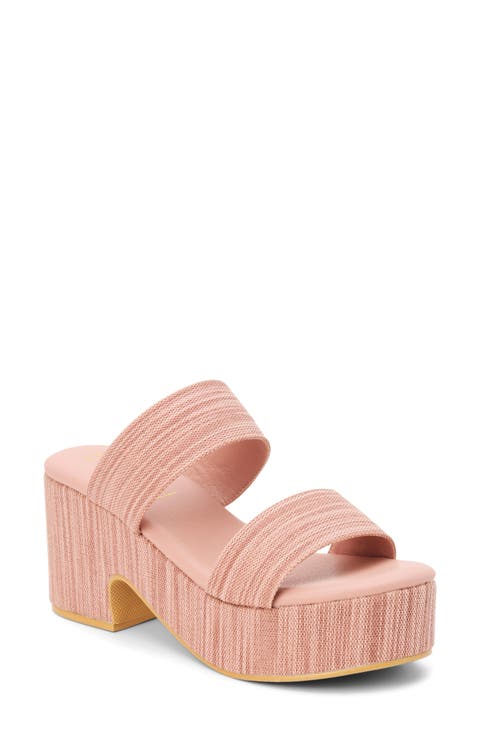 Ocean Ave Espadrille Platform Slide Sandal (Women)