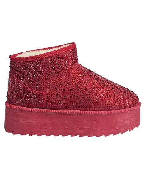 True Religion Women's Terry Rhinestone Boot In Red