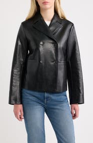 rag & bone Finley Faux Leather Coat