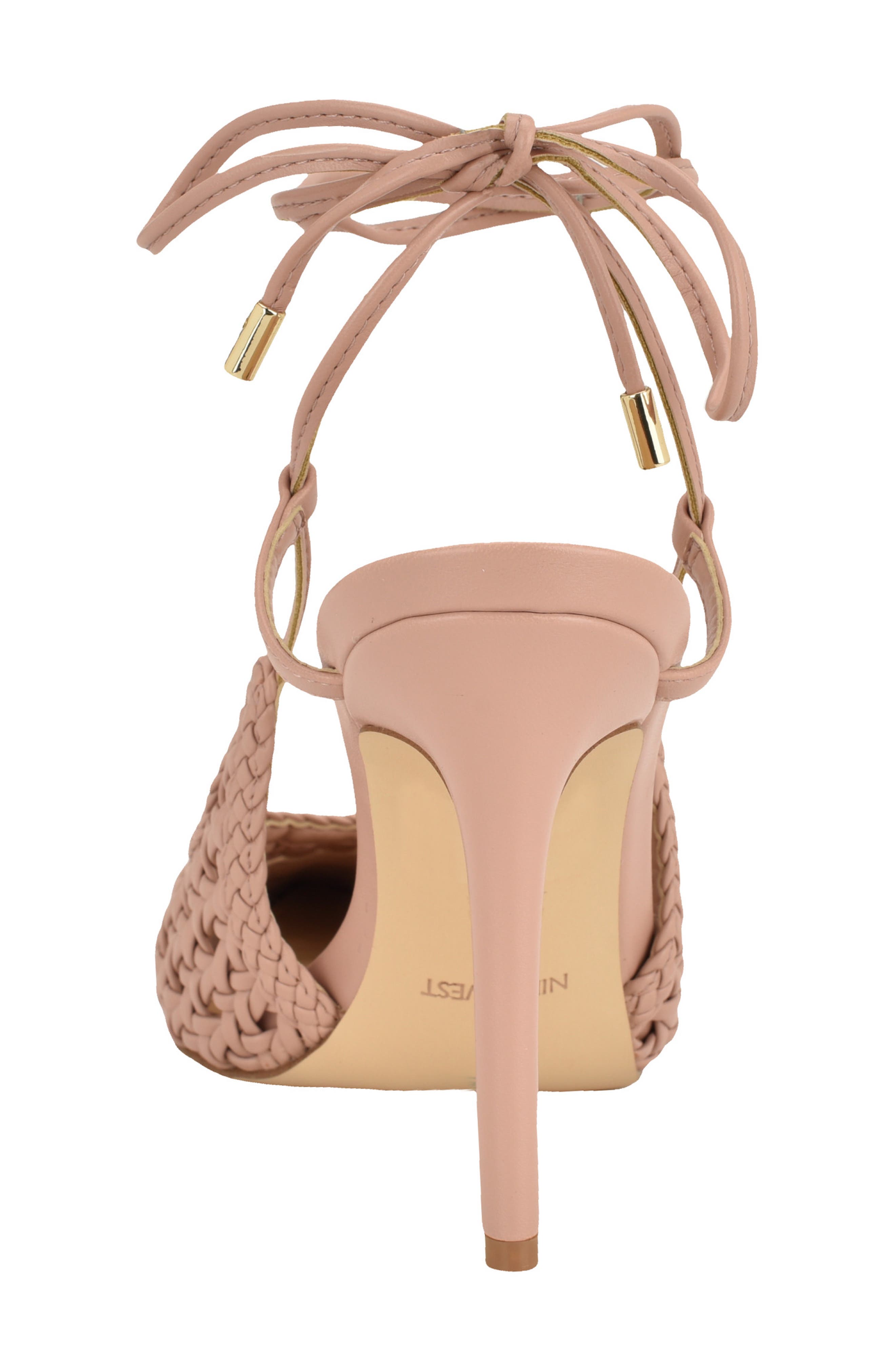 Fessla Ankle Wrap Pointed Toe Pump, Alternate, color, LIGHT PINK