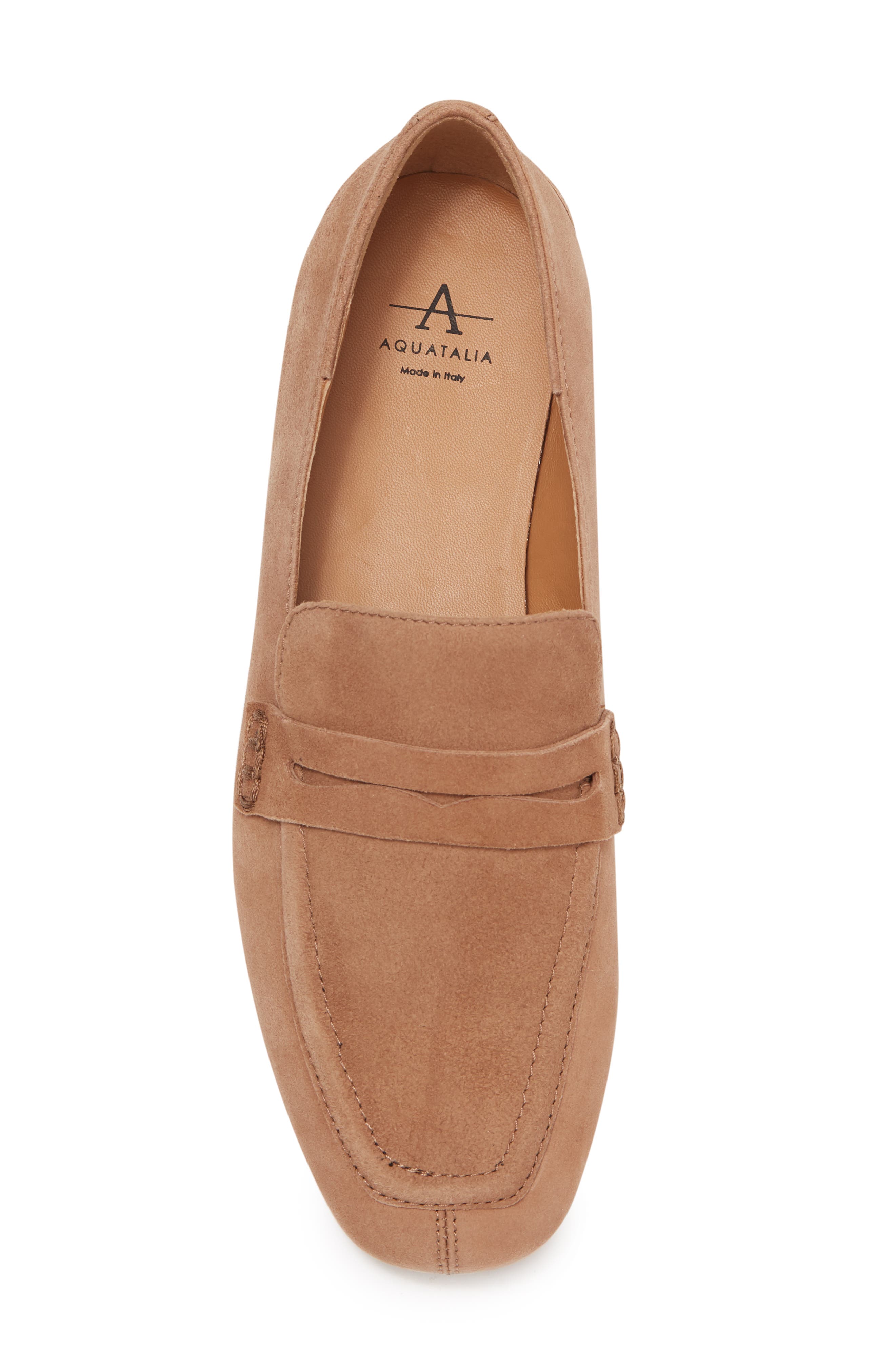 Julia Water Resistant Penny Loafer, Alternate, color, LIGHT TAUPE