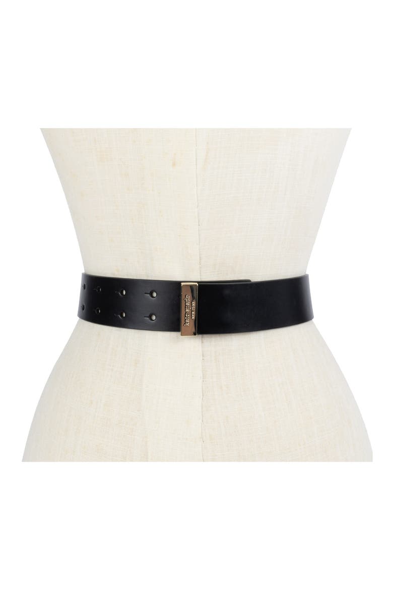 bow belt, Alternate, color, BLACK