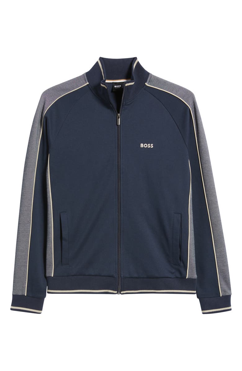 BOSS Tracksuit Jacket, Alternate, color, Dark Blue