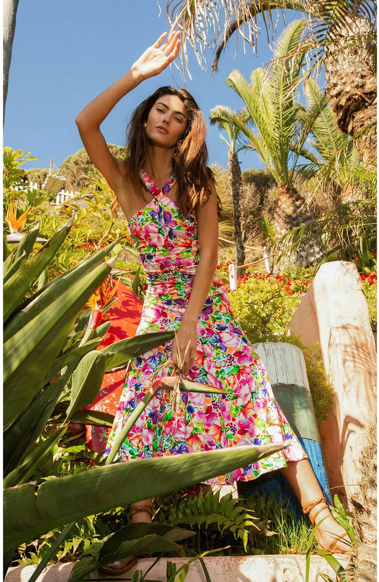 Hale Bob Mckenna Halter Dress, Alternate, color, 