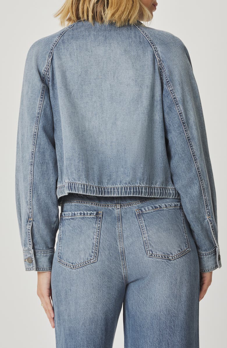 Splendid Lounge Denim Jacket, Alternate, color, Indigo Blue