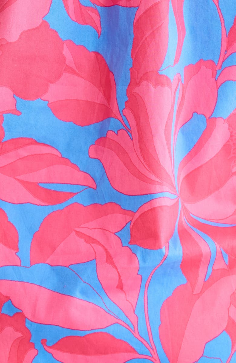 SUGARLIPS Floral Sammi Cotton Button-Up Top, Alternate, color, Pink-Blue