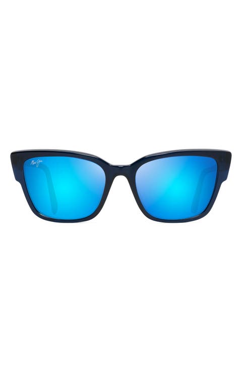 Kou 55mm Polarized Cat Eye Sunglasses