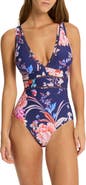Sea Level Indochine Ladder Cutout One-Piece Swimsuit