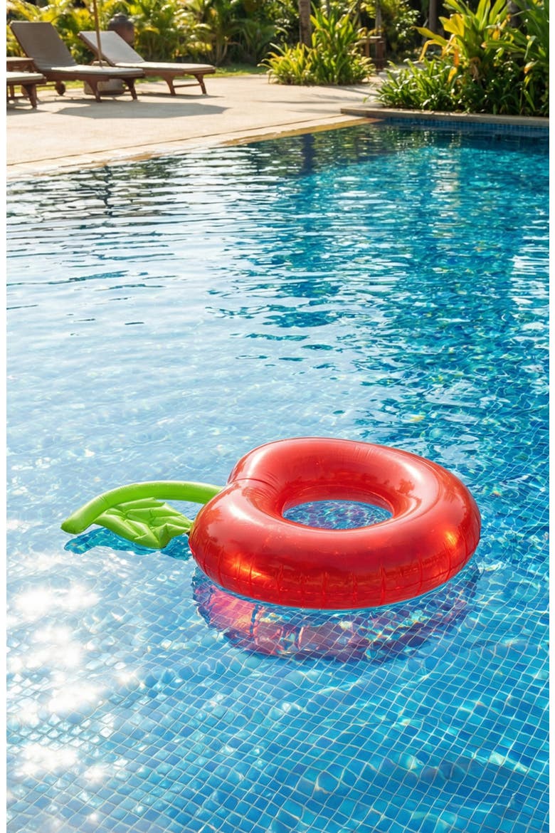 Cherry Pool Float, Alternate, color, RED