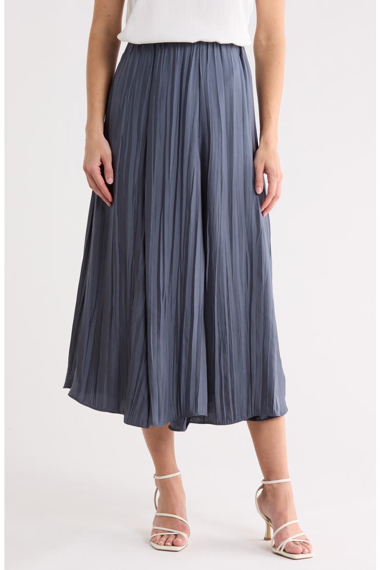 Crinkled Maxi Skirt, Main, color, DARK WATER