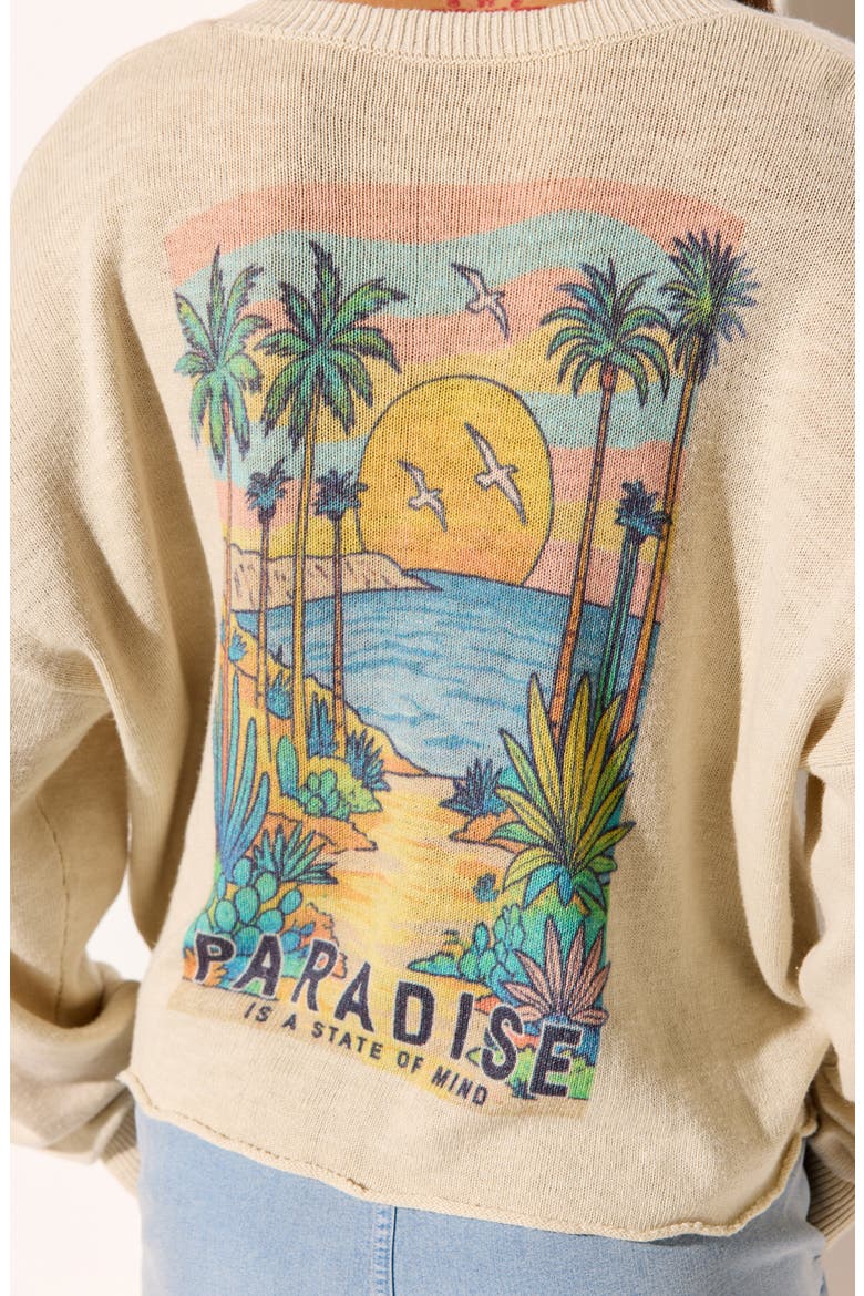 Paradise Ellis Cotton Blend Sweater, Alternate, color, NATURAL