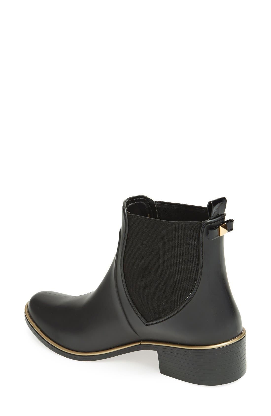 Kate Spade New York 'sedgewick' rubber rain boot, Alternate, color, 