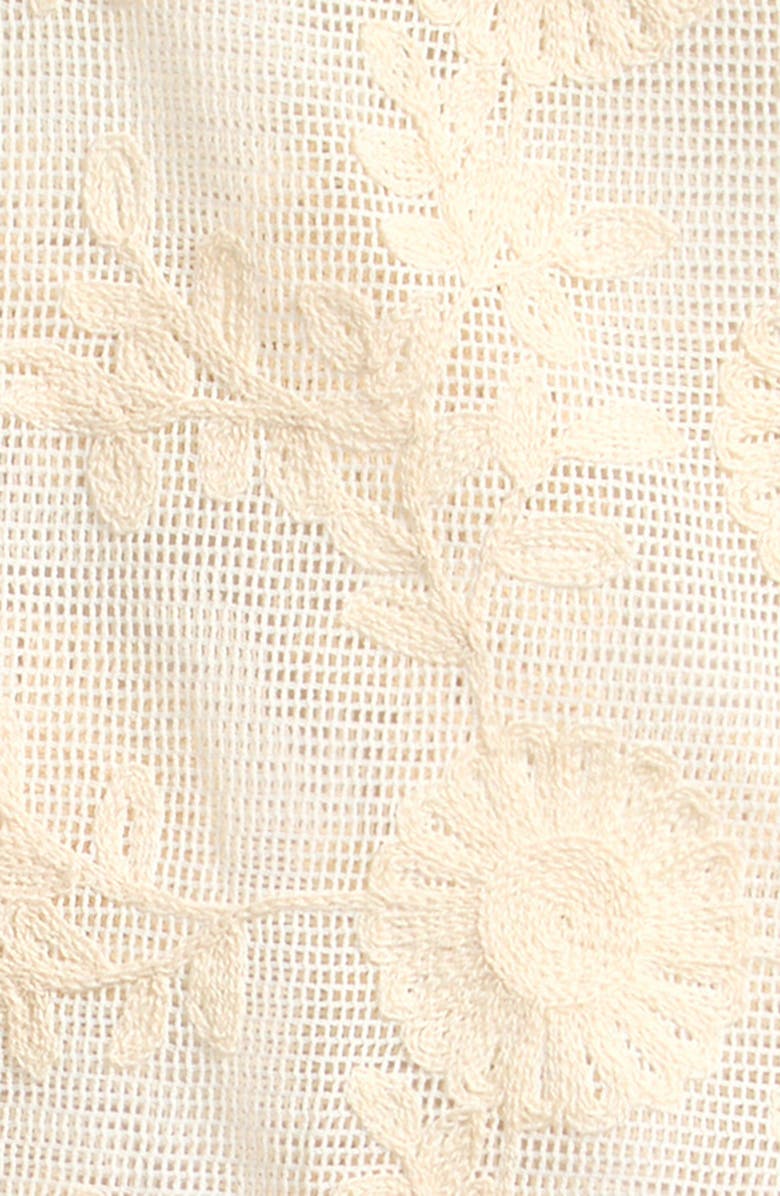 Miken Swim Open Knit Tank & Skirt Set, Alternate, color, Natural