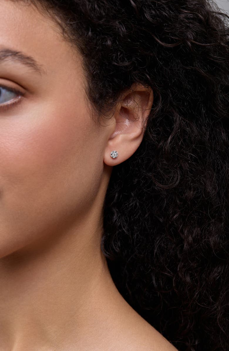 Bony Levy Mika Pavé Diamond Stud Earrings, Alternate, color, 18K White Gold