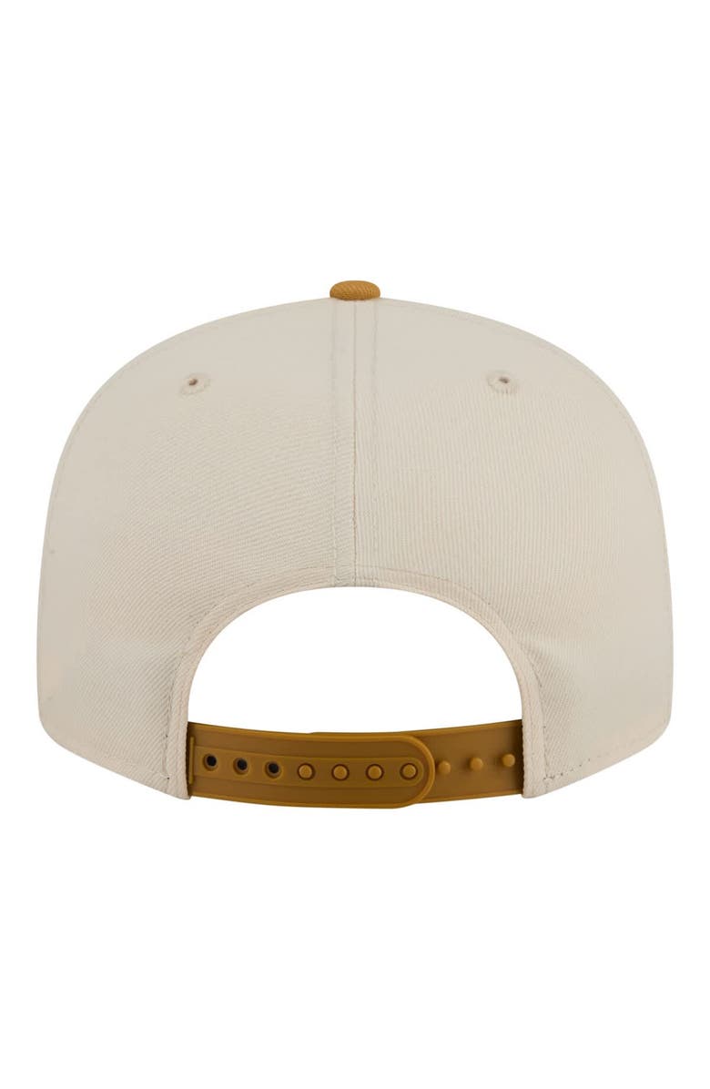 New Era Men's New Era Cream/Tan Indiana Pacers Two-Tone Color Pack 9FIFTY Snapback Hat, Alternate, color, Cream