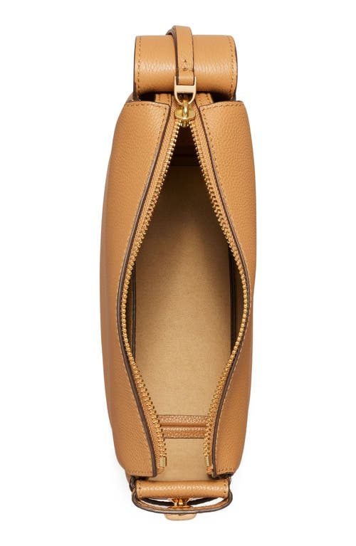 Tory Burch Small Romy Leather Shoulder Bag In Brown