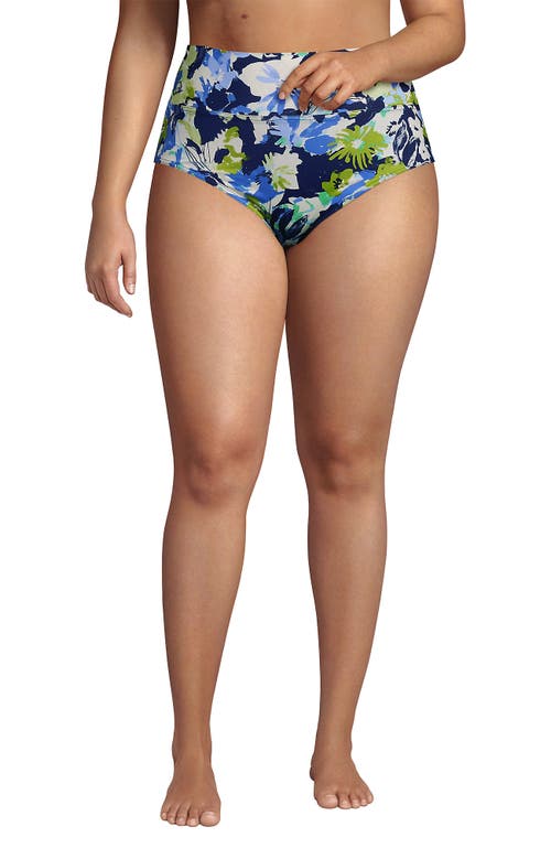 Lands' End Chlorine Resistant Pinchless High Waisted Bikini Bottoms
