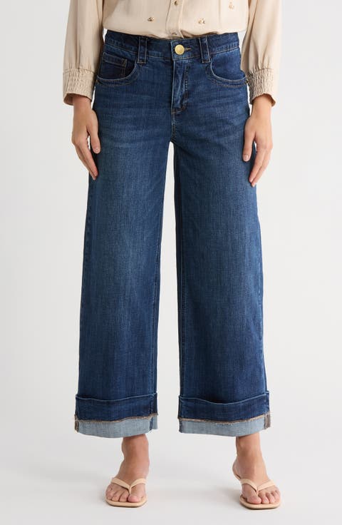 Crop Cuffed Jeans