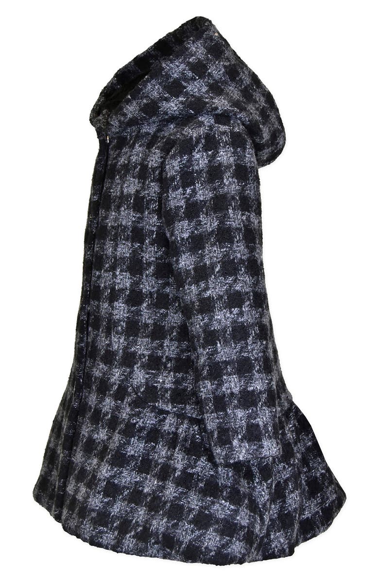 Widgeon Hooded Twill Swing Coat, Alternate, color,