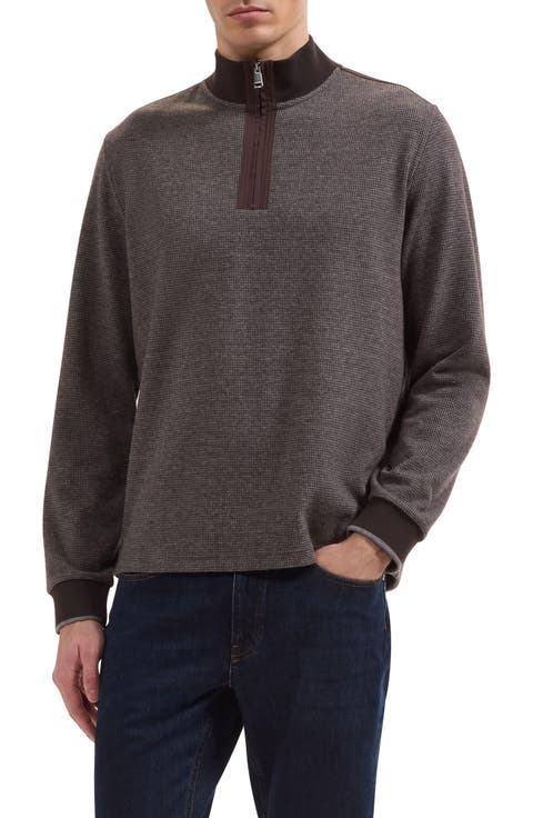 Quarter Zip Knit Pullover