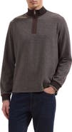 Bugatchi Quarter Zip Knit Pullover
