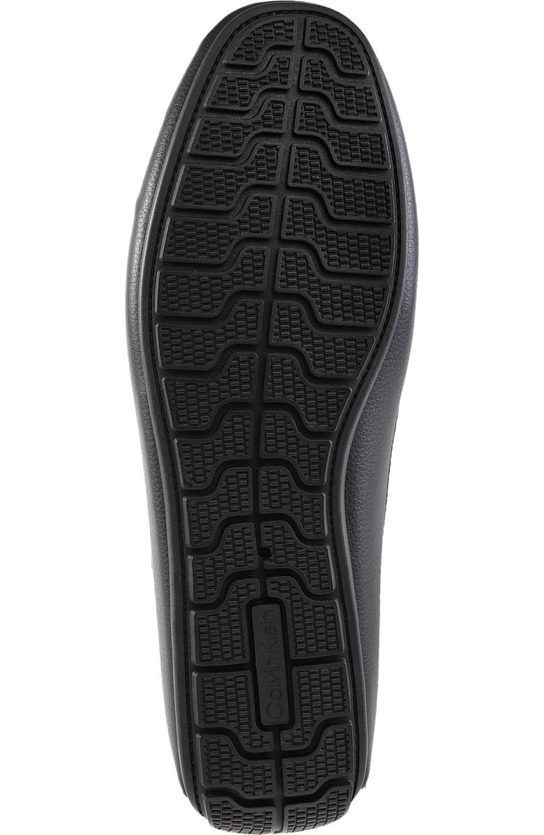 Calvin Klein Felty Moc Toe Driving Loafer, Alternate, color, Black