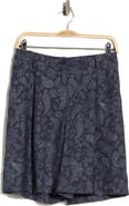 Ellen Tracy Pleated Stretch Bermuda Shorts