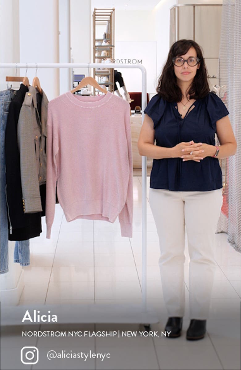 Sunwash Organic Cotton Crewneck Sweater, sales video thumbnail