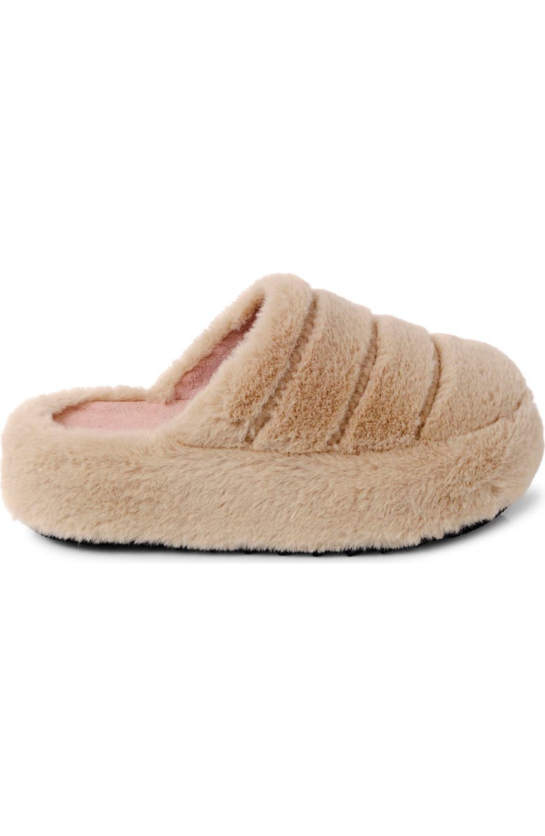 Free People It's a Vibe Faux Fur Platform Slipper, Alternate, color,