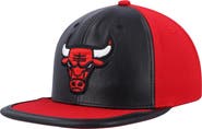 Mitchell & Ness Men's Mitchell & Ness Black/Red Chicago Bulls Day One Snapback Hat