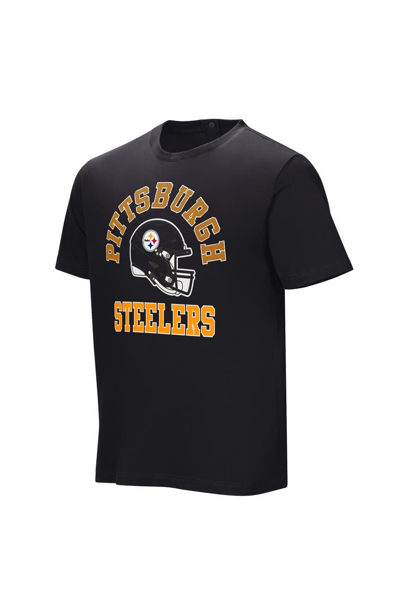 NFL Men's Black Pittsburgh Steelers Field Goal Assisted T-Shirt, Alternate, color, Black
