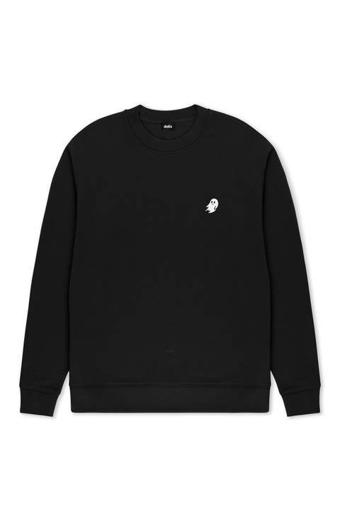 Ghost Relaxed Midweight Fleece Crewneck Sweatshirt