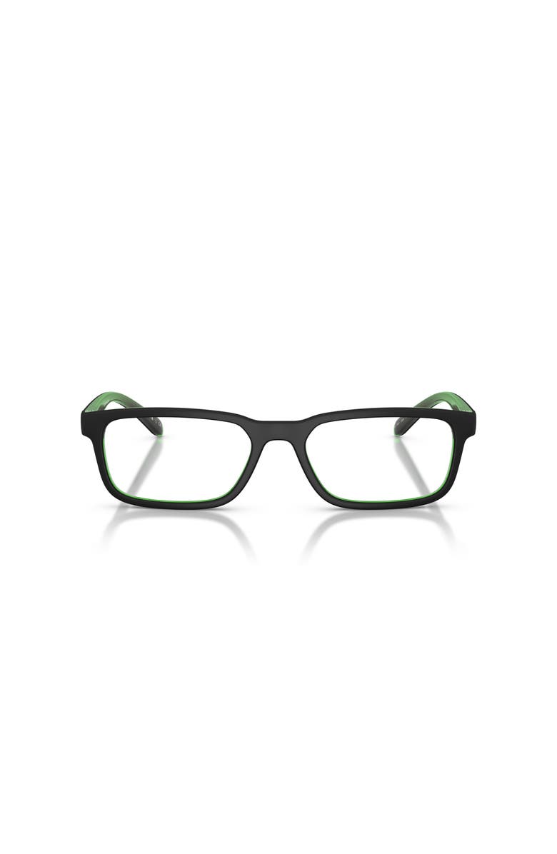ARNETTE 55mm Rectangle optical glasses, Alternate, color, Black
