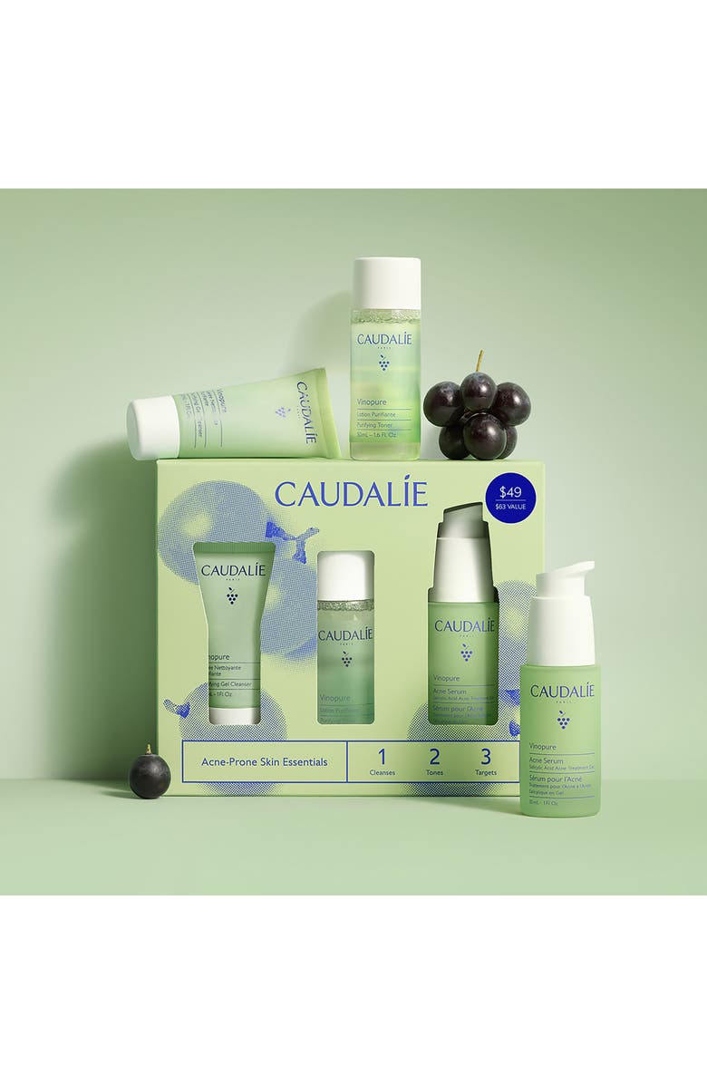 CAUDALÍE Vinopure Acne-Prone Skin Essentials 3-Piece Set $63 Value, Alternate, color,