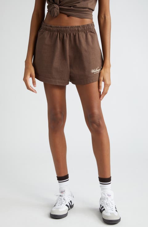 ショートパンツ Sporty & Rich Women's ATHLETIC DISCO Shorts SH843CR California Disco Short - Ballet/White – Sporty & Rich