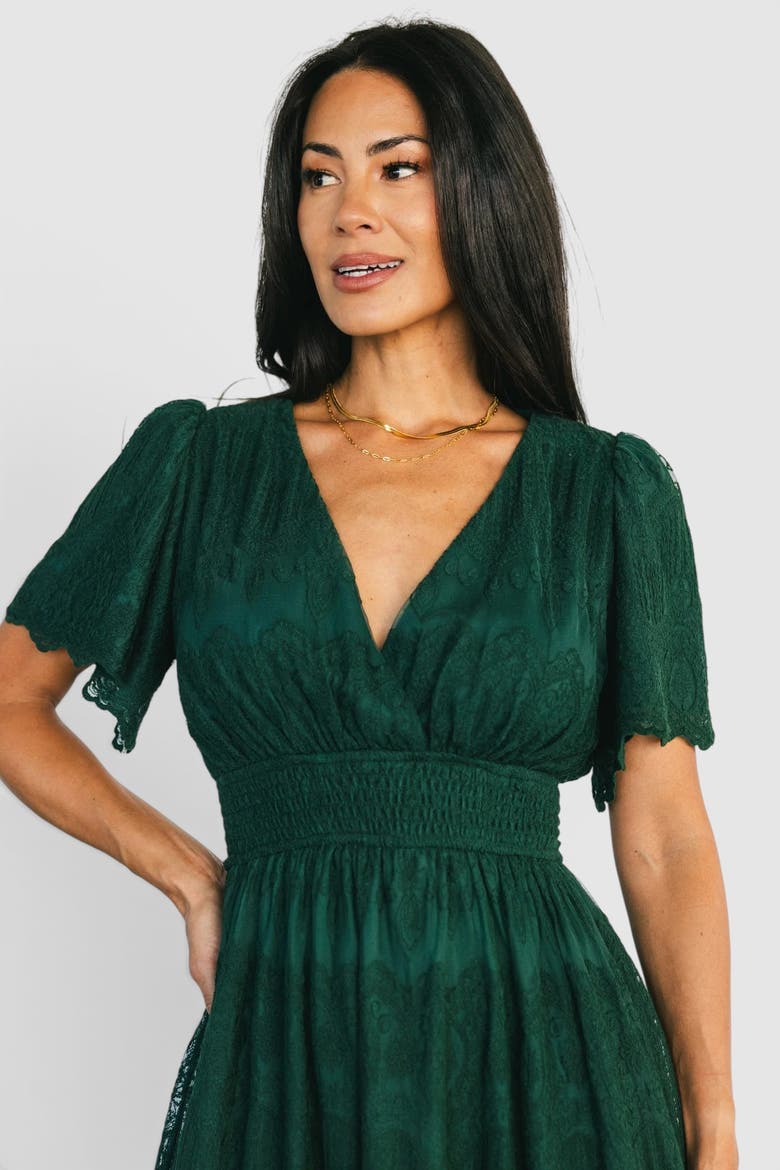Milena Midi Dress, Alternate, color, Green