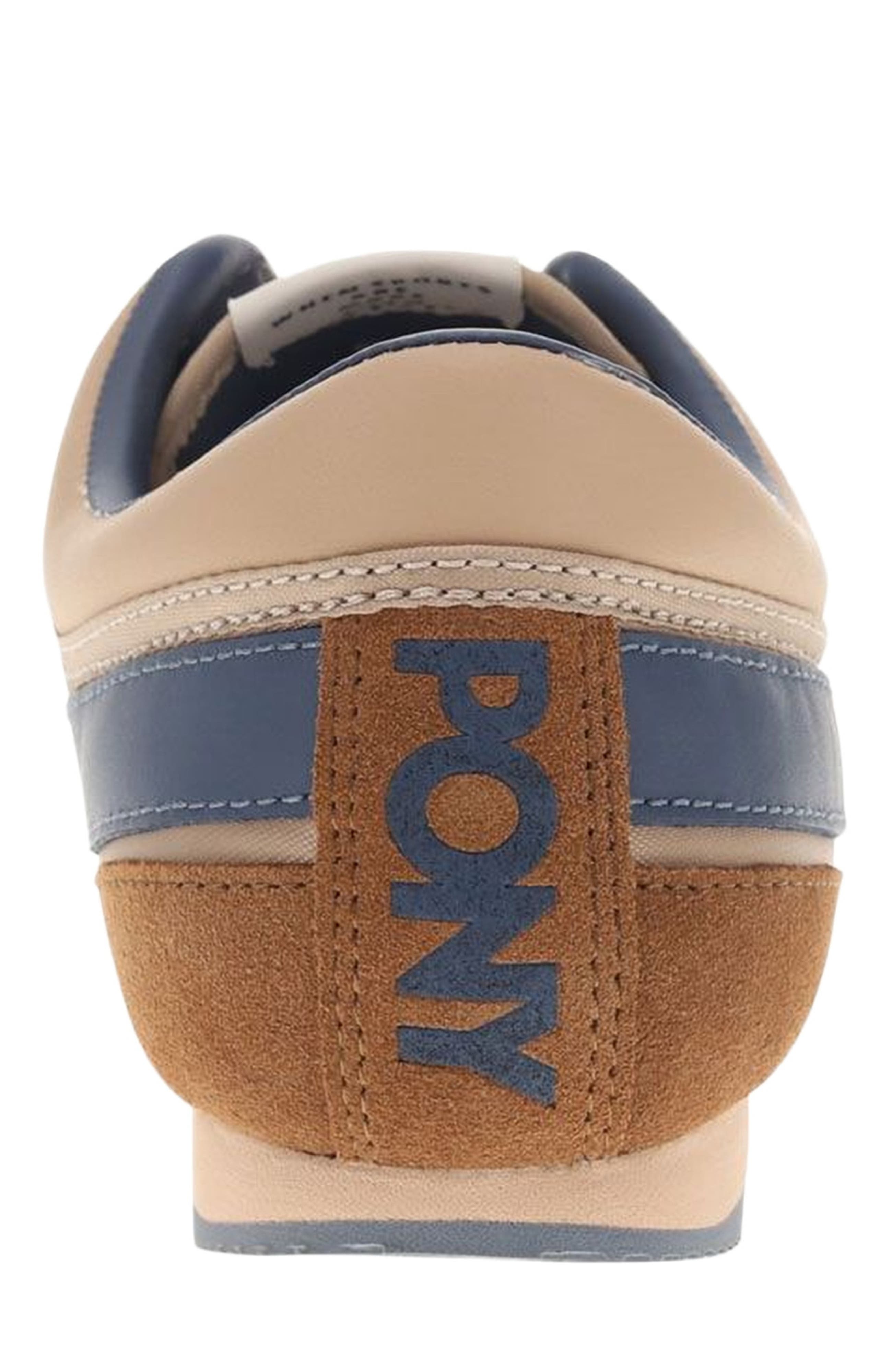 PONY Racer Sneakers, Alternate, color, Tan/Brown/Blue