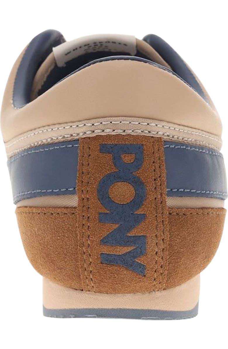PONY Racer Sneakers, Alternate, color, Tan/Brown/Blue