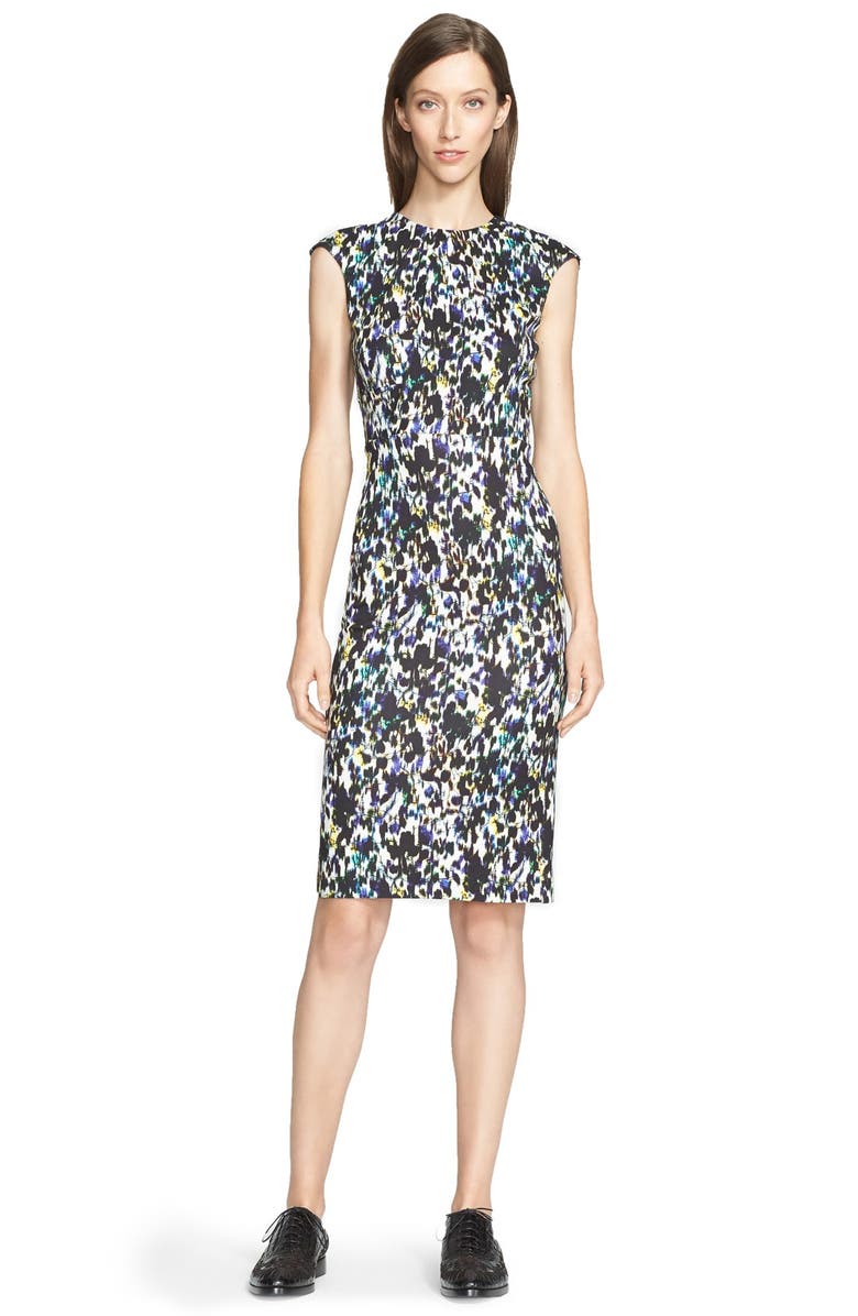 Erdem Print Ponte Jersey Dress, Main, color,