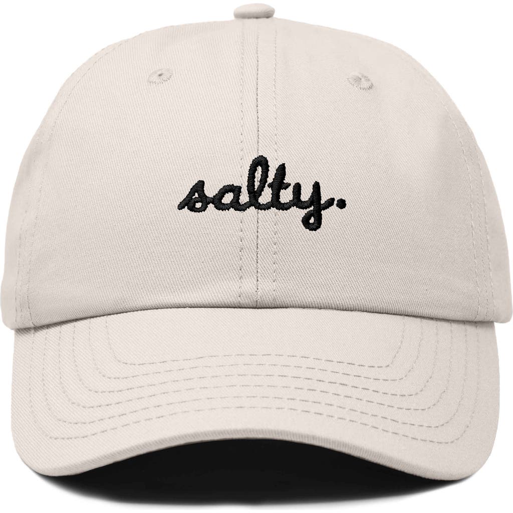 Shop Dalix Salty Embroidered Everyday Hat In Beige