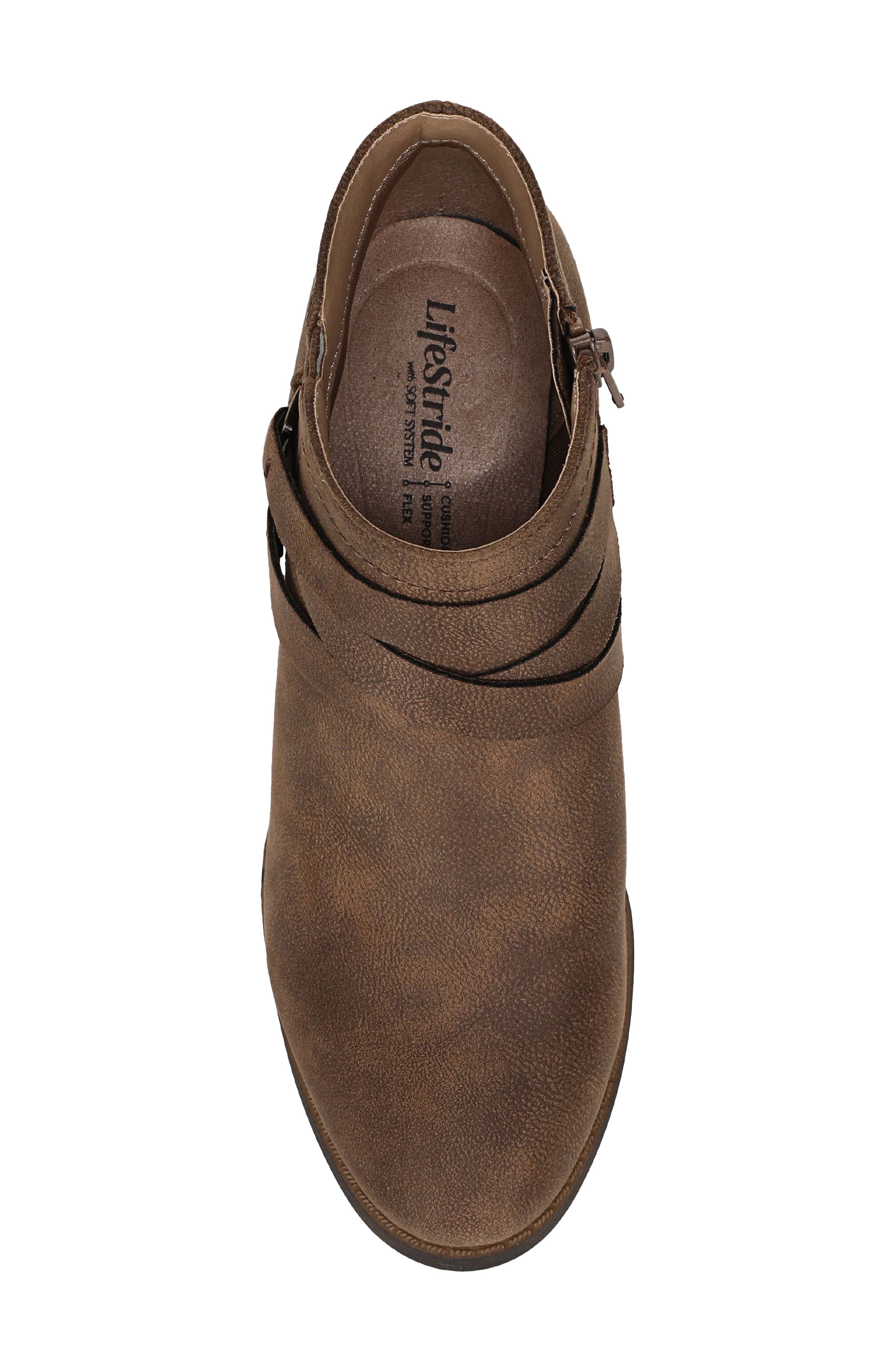 LifeStride Bryce Bootie, Alternate, color, Brown