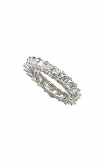 SUZY LEVIAN Square Cut CZ Eternity Ring