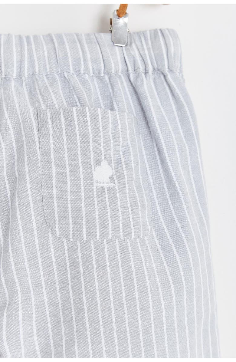 Babycottons Grey Linen Pants, Alternate, color, Grey