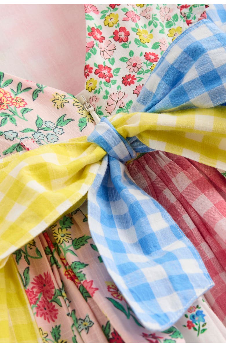 Mini Boden Kids' Prudence Bow Back Dress, Alternate, color, 