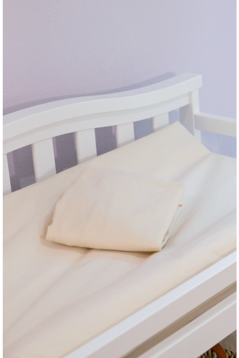 Organic Cotton Changing Pad Cover, Alternate, color, NATURAL