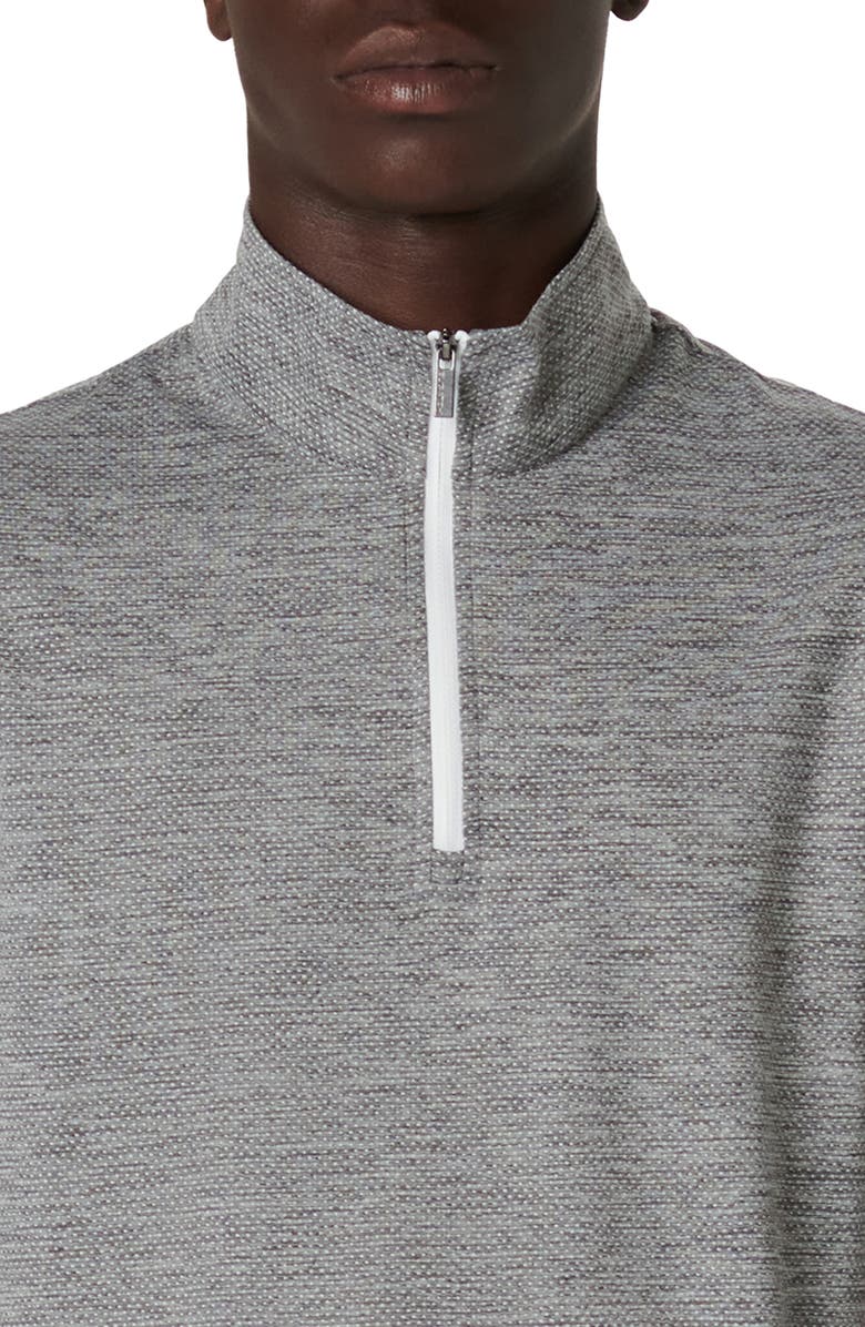 Bugatchi Quarter Zip Performance Pullover, Alternate, color,