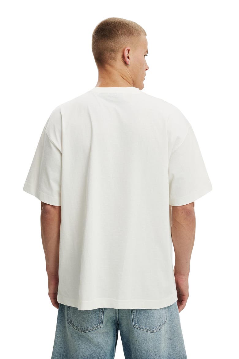 Box Fit Premium Music T-Shirt, Alternate, color, Vintage White  Post Malone
