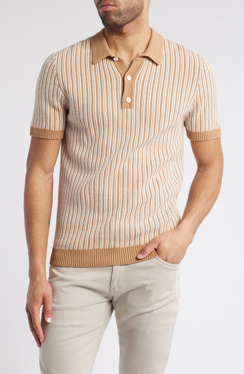 Rails Royce Stripe Knit Polo, Main, color, 