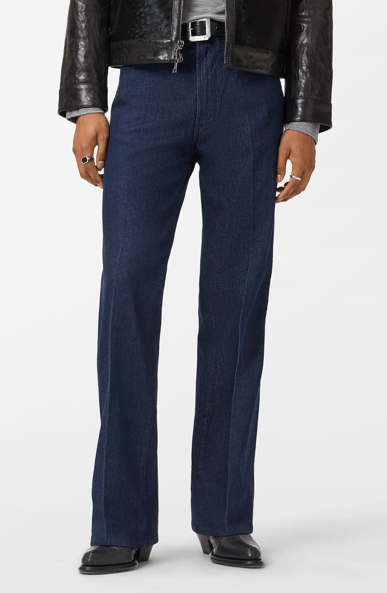 John Varvatos Silas Straight Leg Jeans, Main, color, Navy